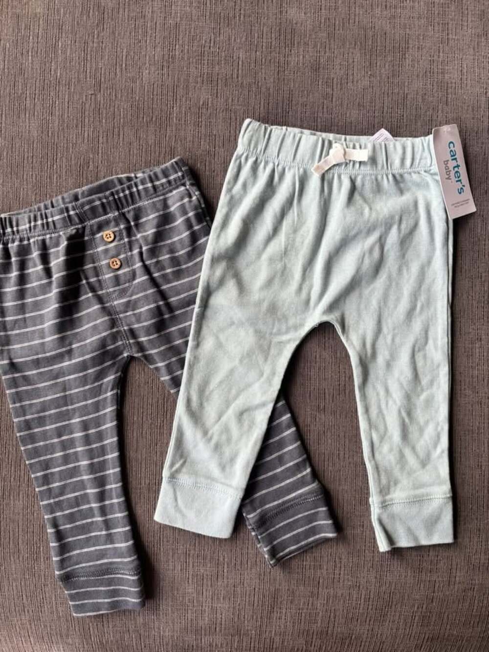 NWT 2-pack Carter's Baby pull on Jogger Pants 12 months